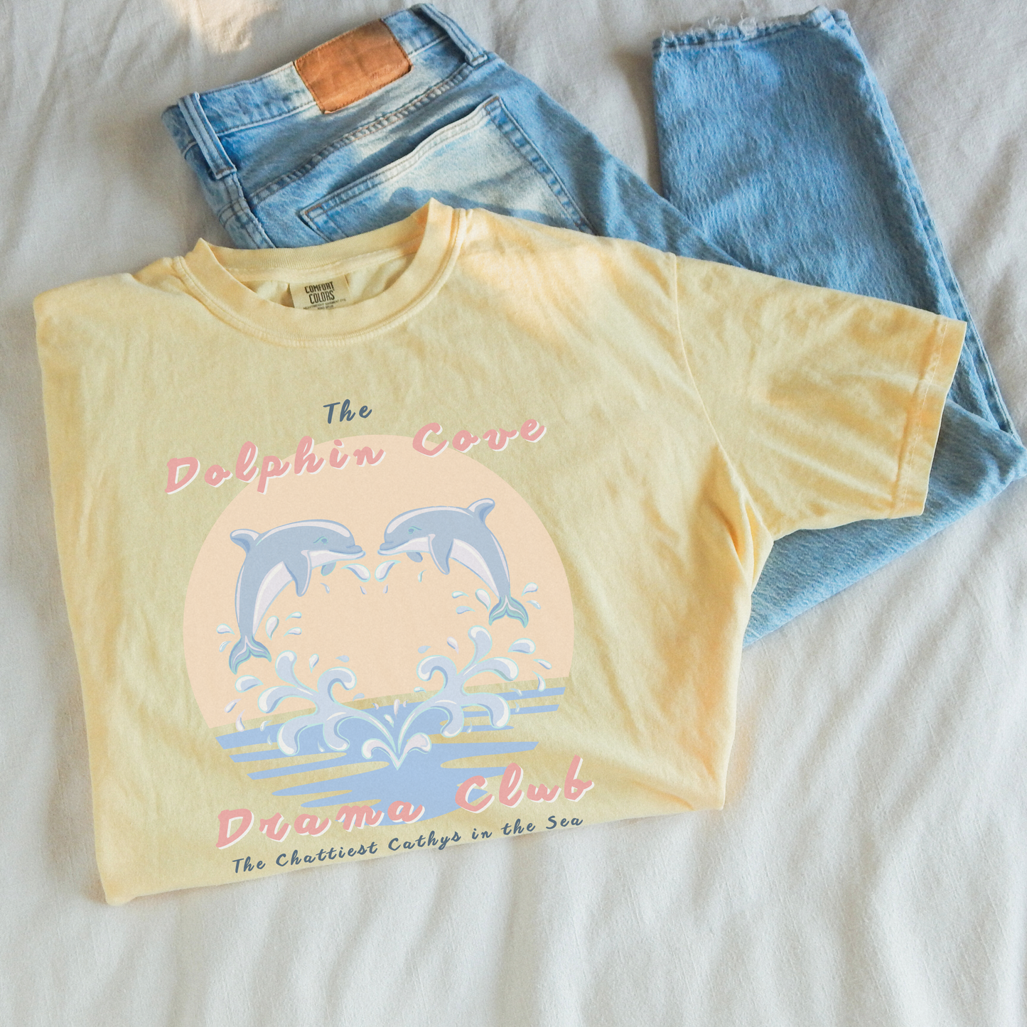 DOLPHIN COVE DRAMA CLUB Coastal Pastel Tee