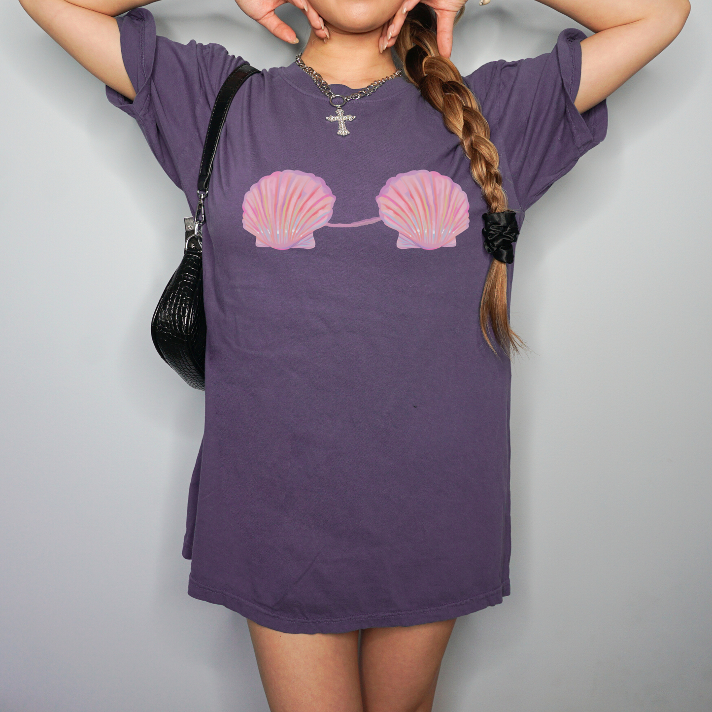 π§ββοΈ Mermaid Shell Bra Ocean Fantasy Tee