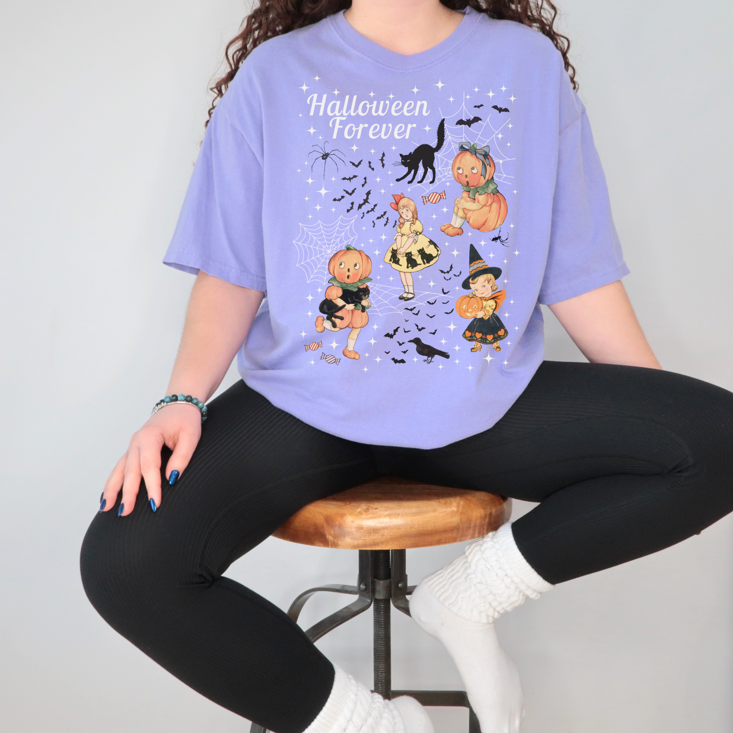HALLOWEEN FOREVER VINTAGE Spooky Fall Tee