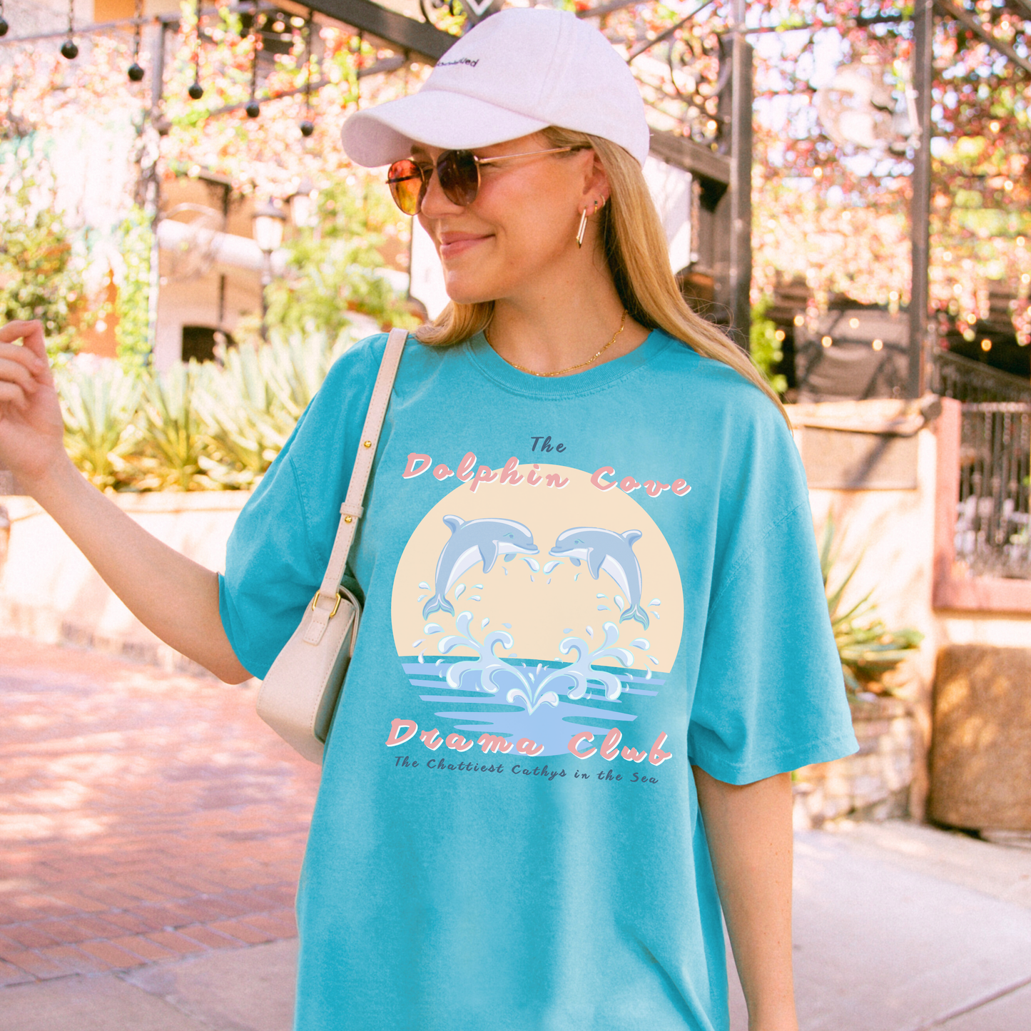 DOLPHIN COVE DRAMA CLUB Coastal Pastel Tee