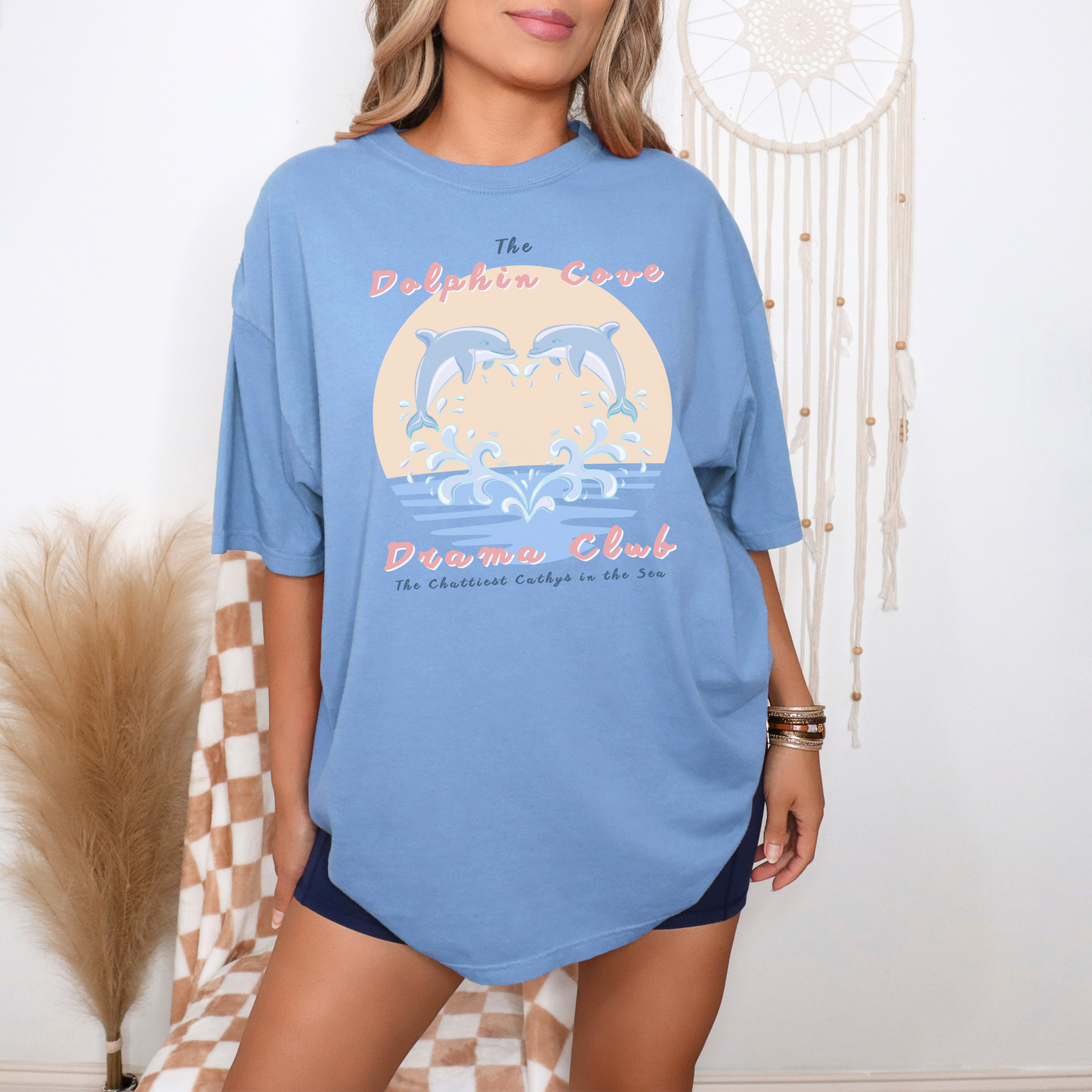 DOLPHIN COVE DRAMA CLUB Coastal Pastel Tee