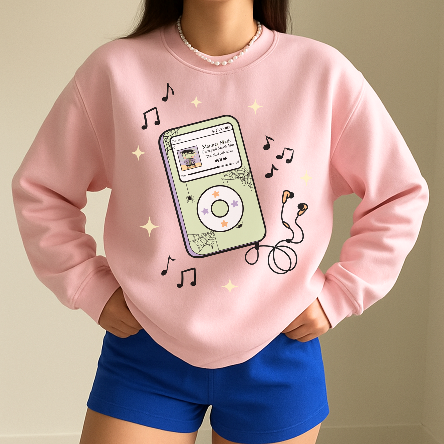 MONSTER MASH IPOD Halloween Sweatshirt