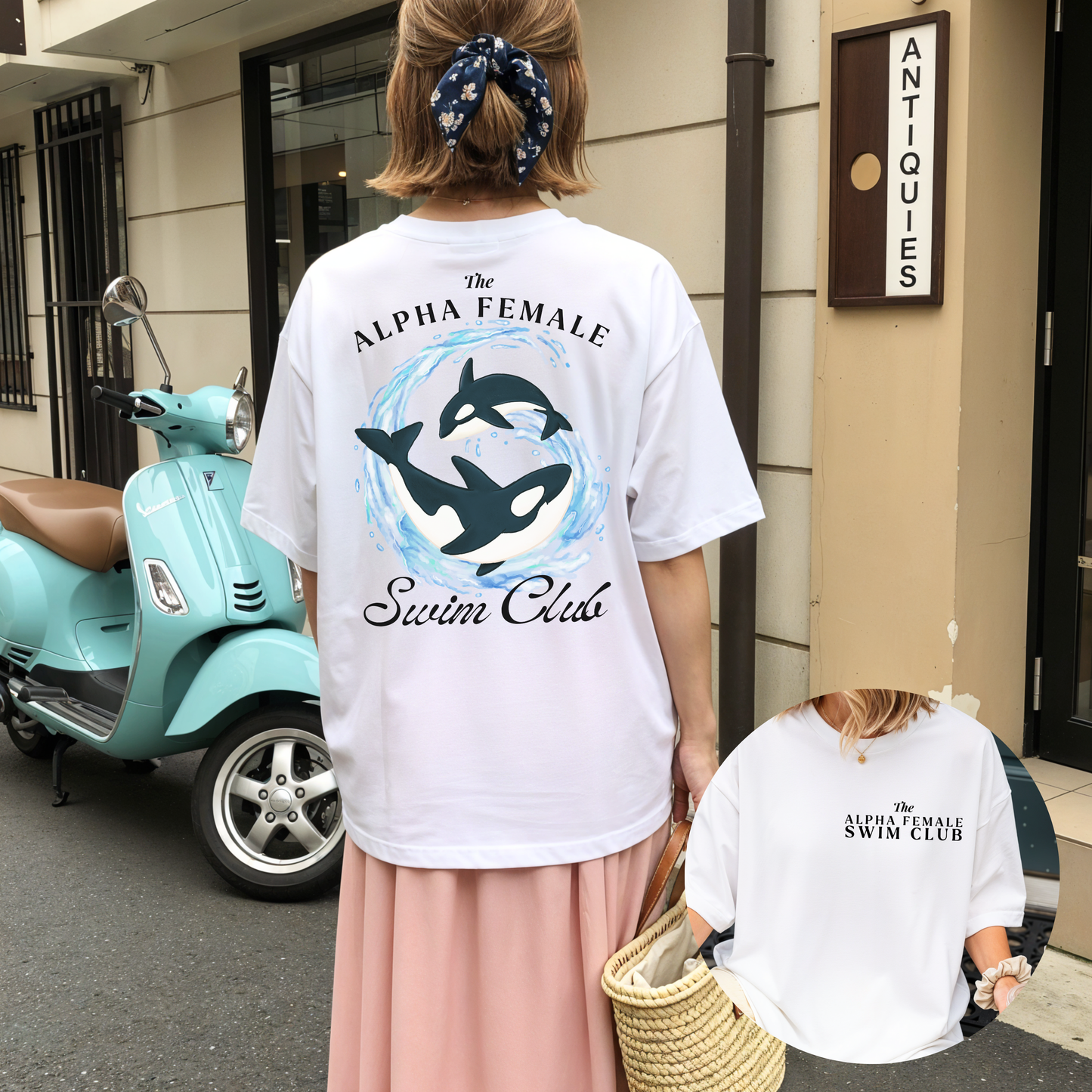 ALPHA FEMALE ORCA Oceancore Feminist Tee
