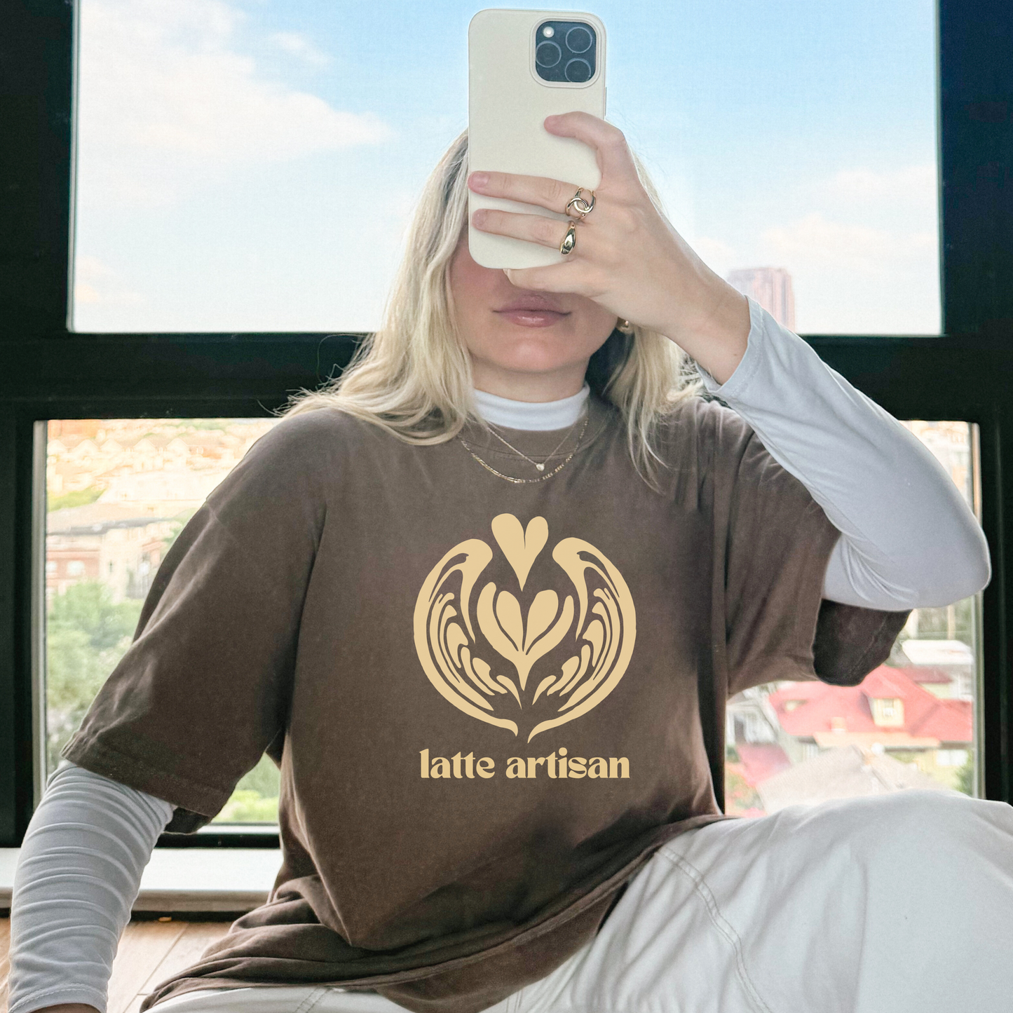 ☕ Latte Artisan Coffee Lover Barista Tee