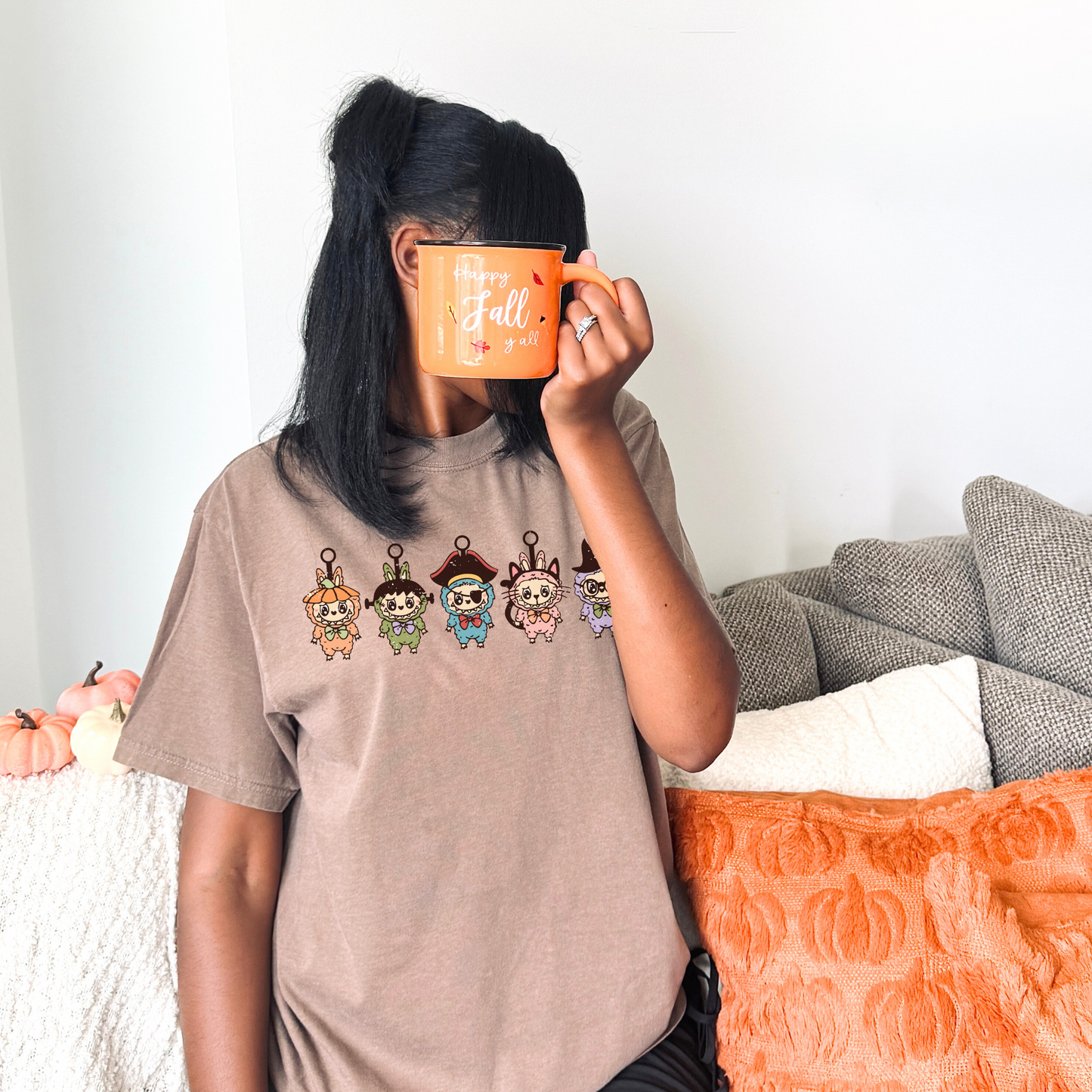 HALLOWEEN LABUBU MONSTER Fall Tee