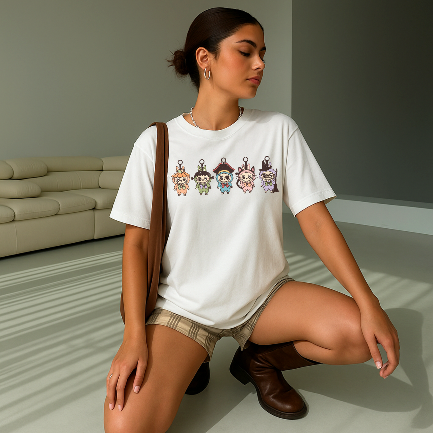 HALLOWEEN LABUBU MONSTER Fall Tee