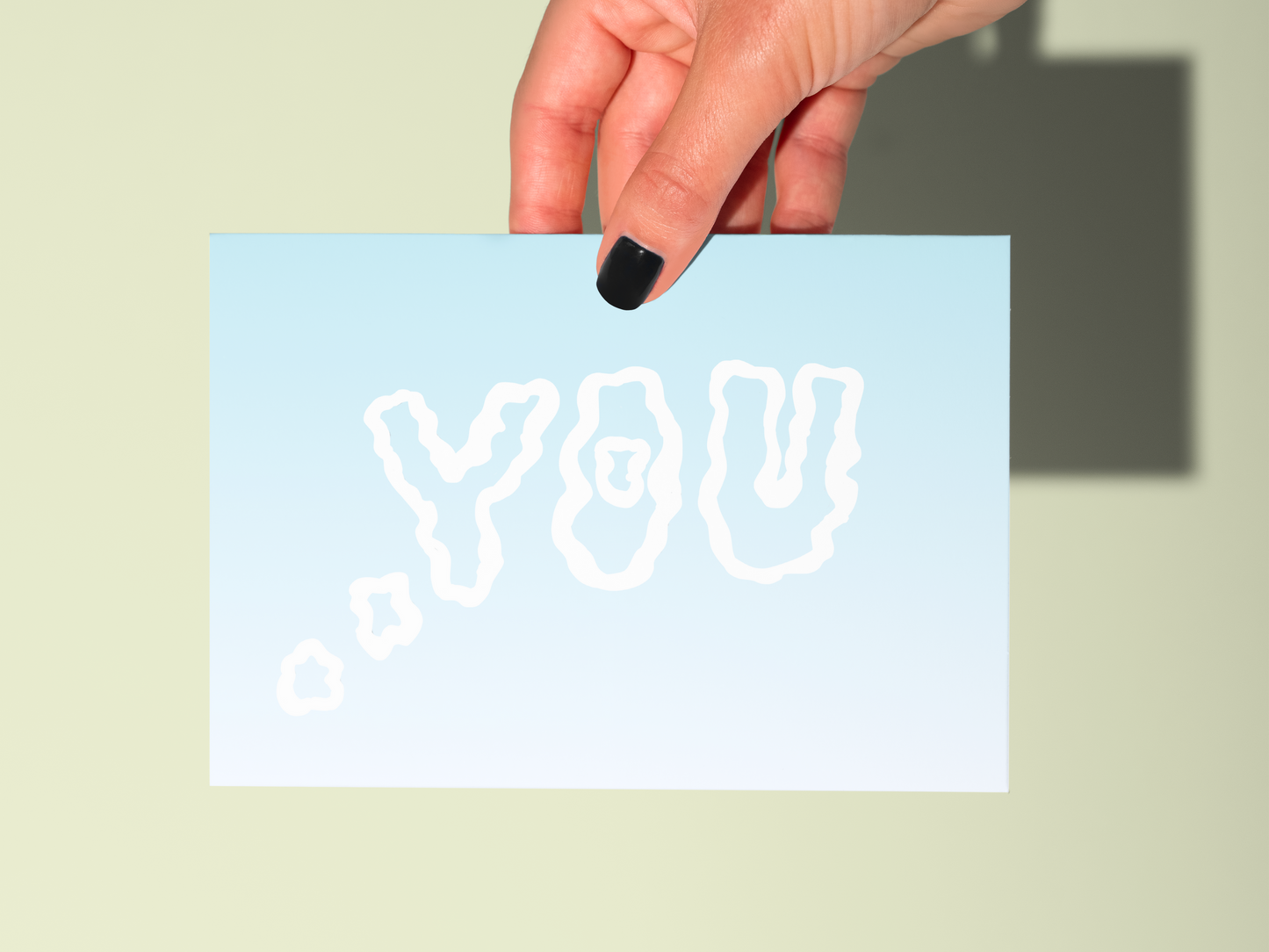 Thinking of You Handmade Watercolor Greeting Card