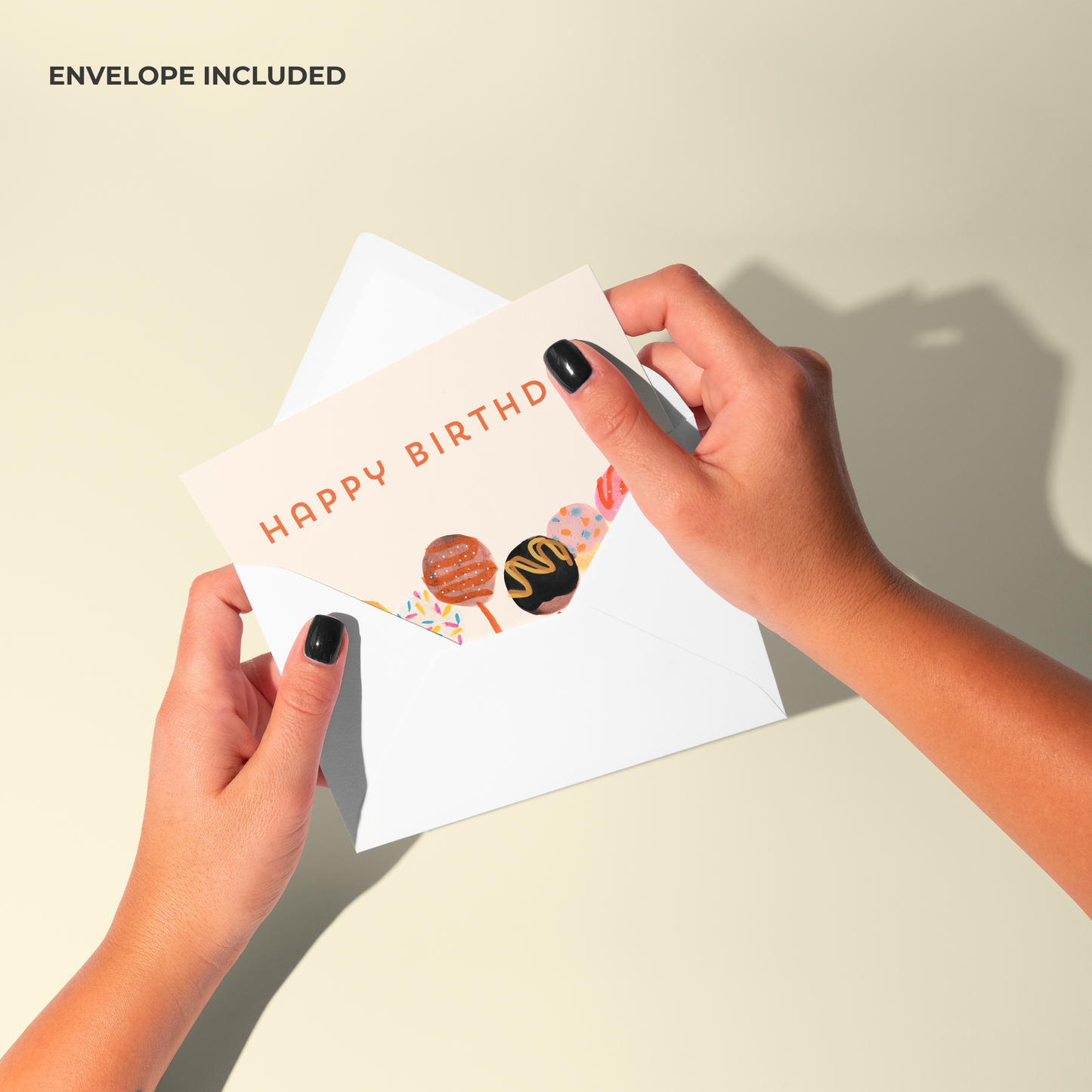 π° Cake Pop Happy Birthday Card
