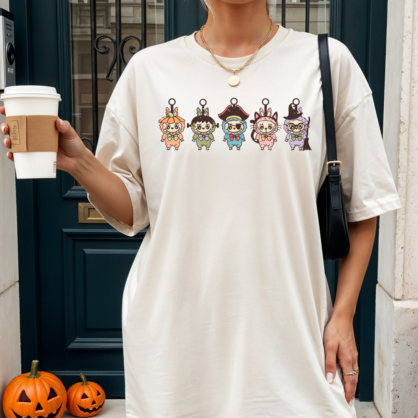 HALLOWEEN LABUBU MONSTER Fall Tee