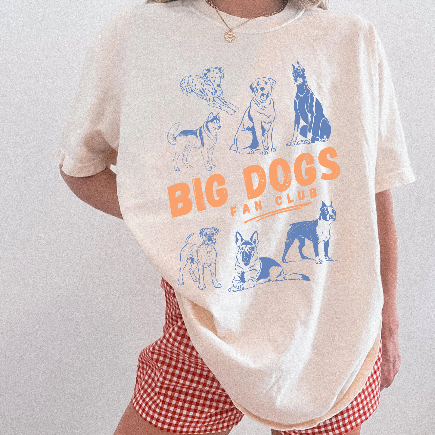 🐕 Big Dogs Fan Club Pet Lovers Tee