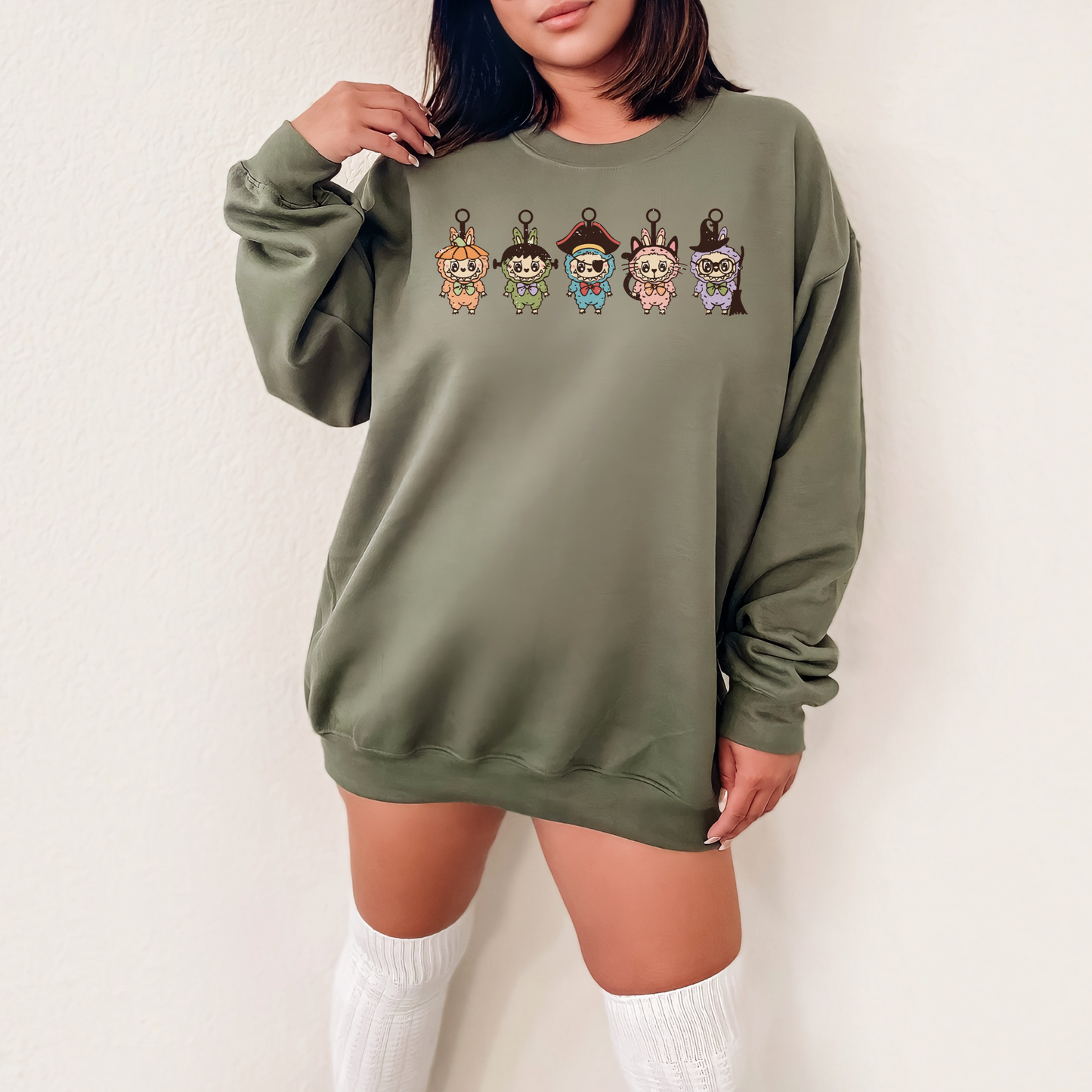 HALLOWEEN COSTUME LABUBU Inspired Fall Sweatshirt