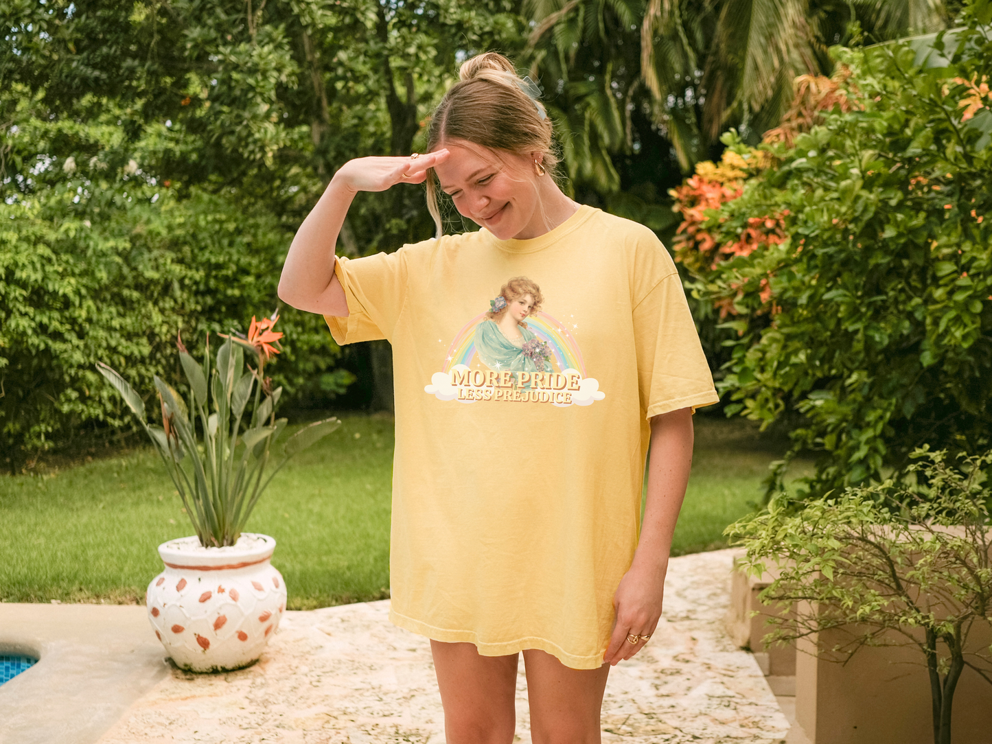 ๐ณ๏ธโ๐ More Pride Less Prejudice LGBTQ+ Politics Tee