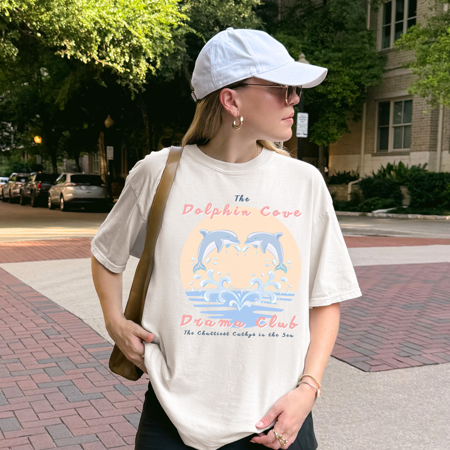 DOLPHIN COVE DRAMA CLUB Coastal Pastel Tee