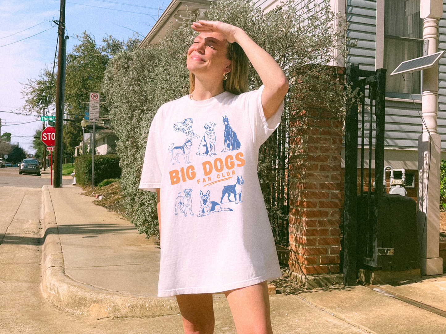 ๐ Big Dogs Fan Club Pet Lovers Tee