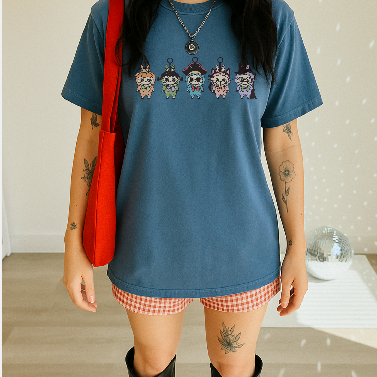 HALLOWEEN LABUBU MONSTER Fall Tee