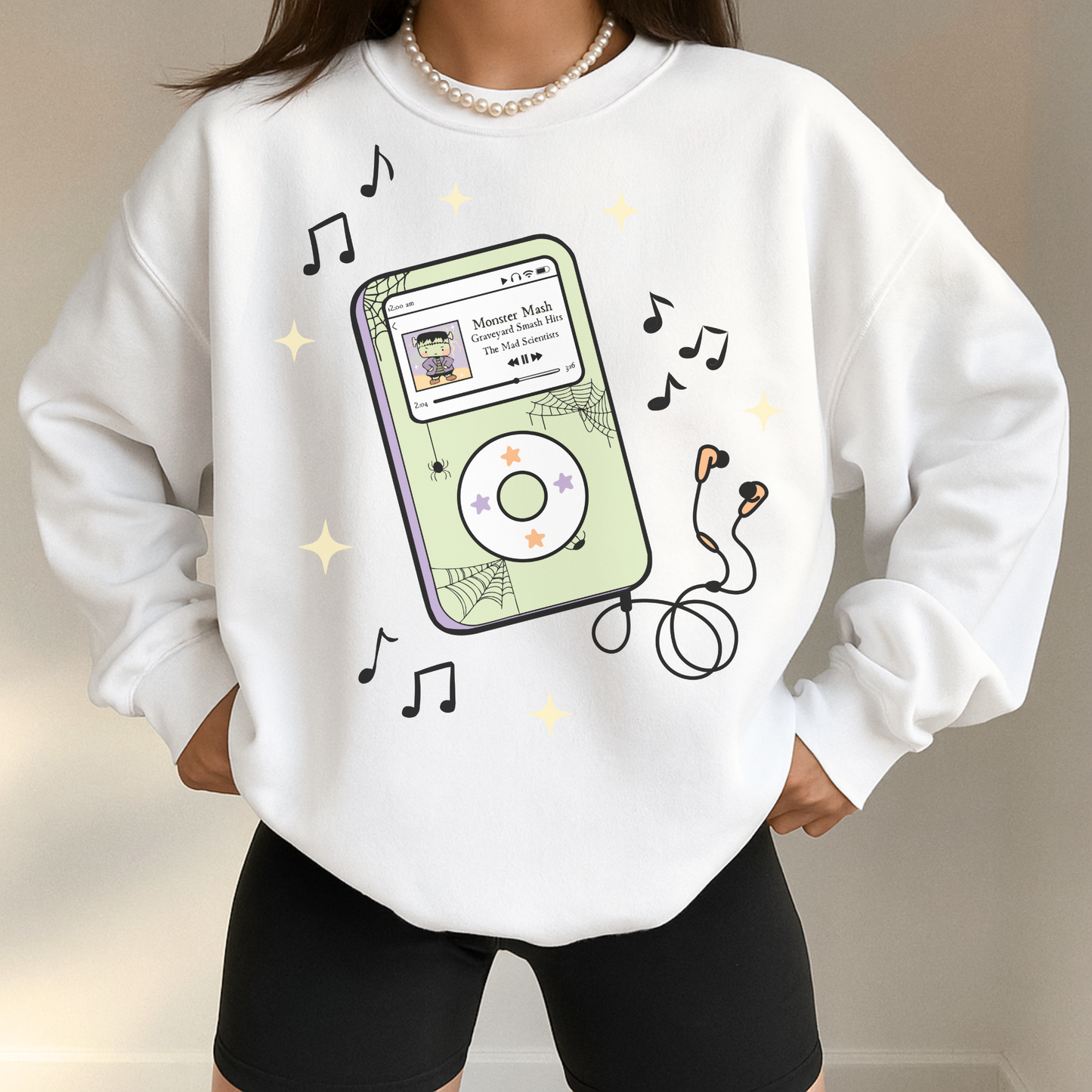 MONSTER MASH IPOD Halloween Sweatshirt