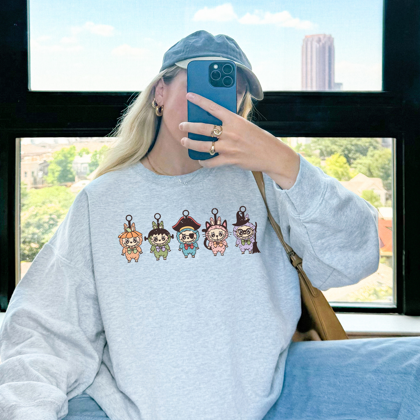 HALLOWEEN COSTUME LABUBU Inspired Fall Sweatshirt