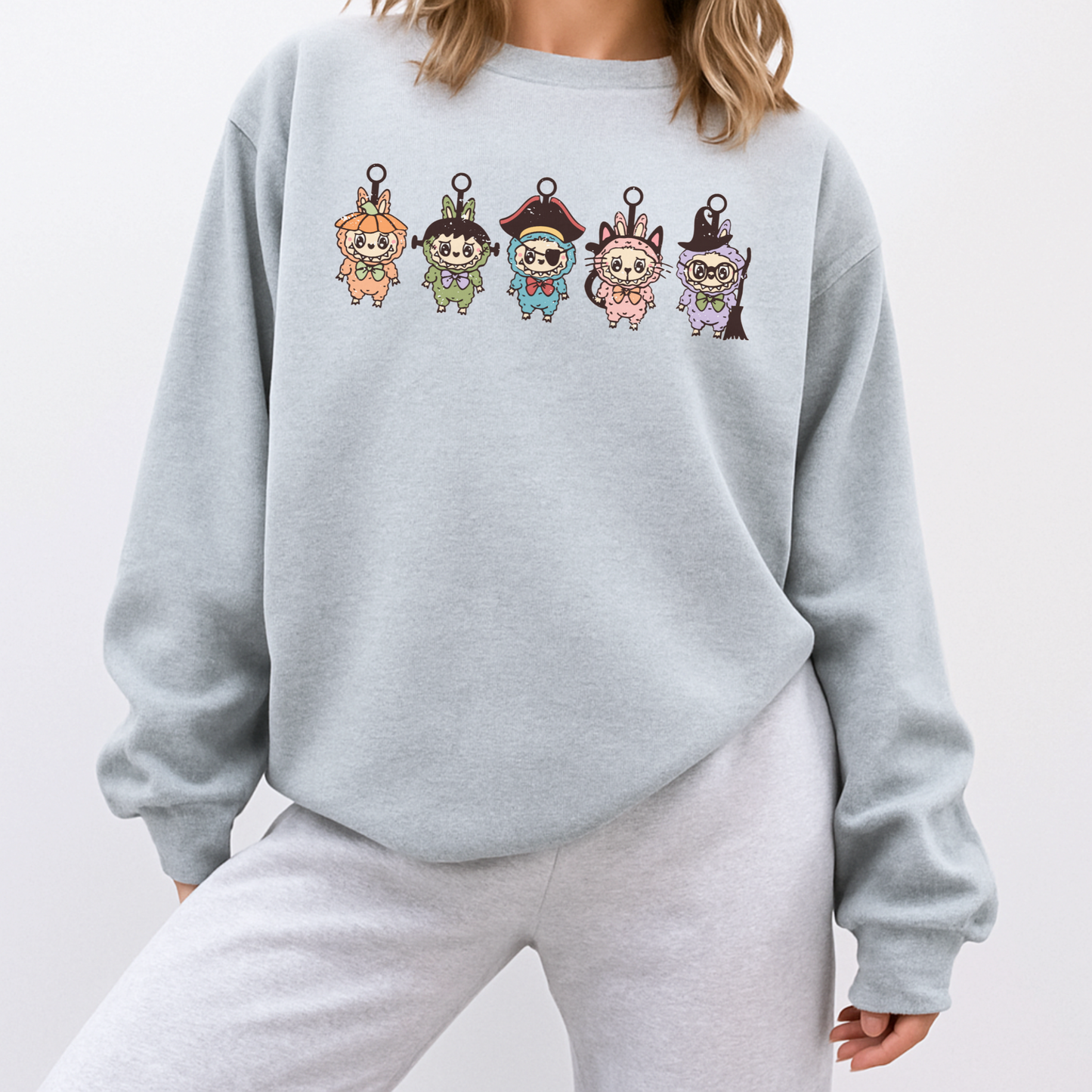 HALLOWEEN COSTUME LABUBU Inspired Fall Sweatshirt