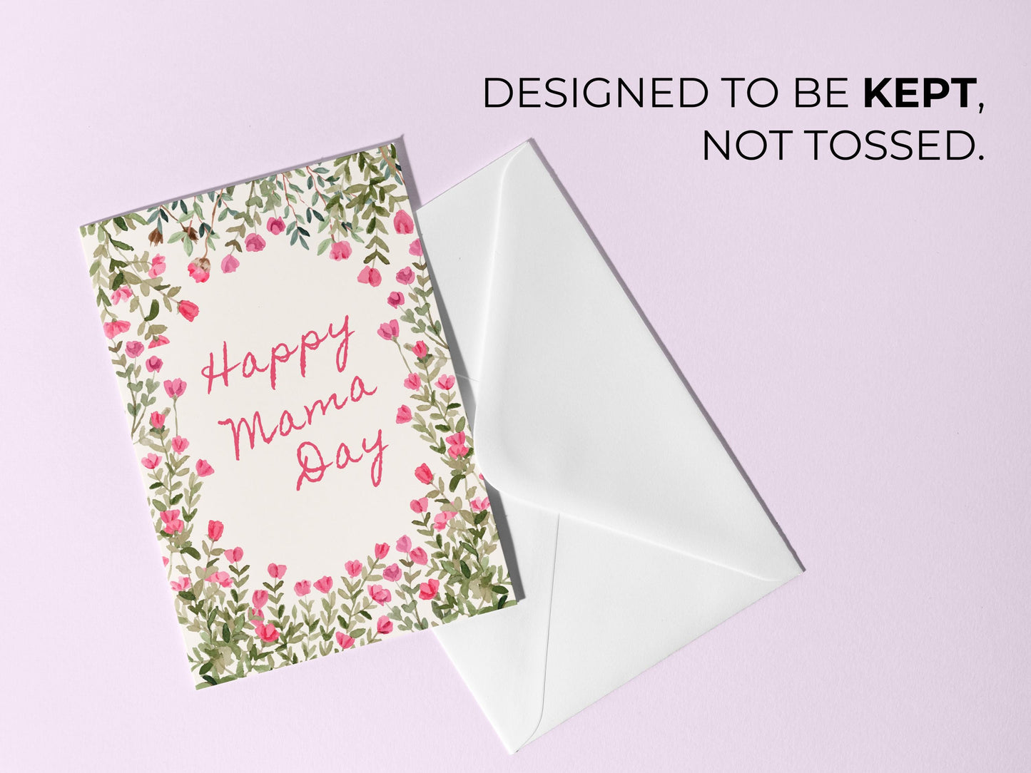 🌷Happy Mama Day Mother’s Day Card - Painted Floral Tulip Art