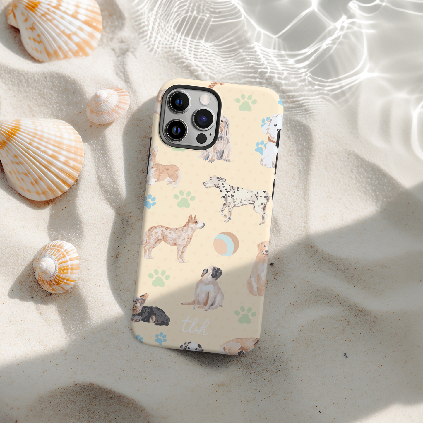 DOG LOVER WATERCOLOR Tough Case for Iphone