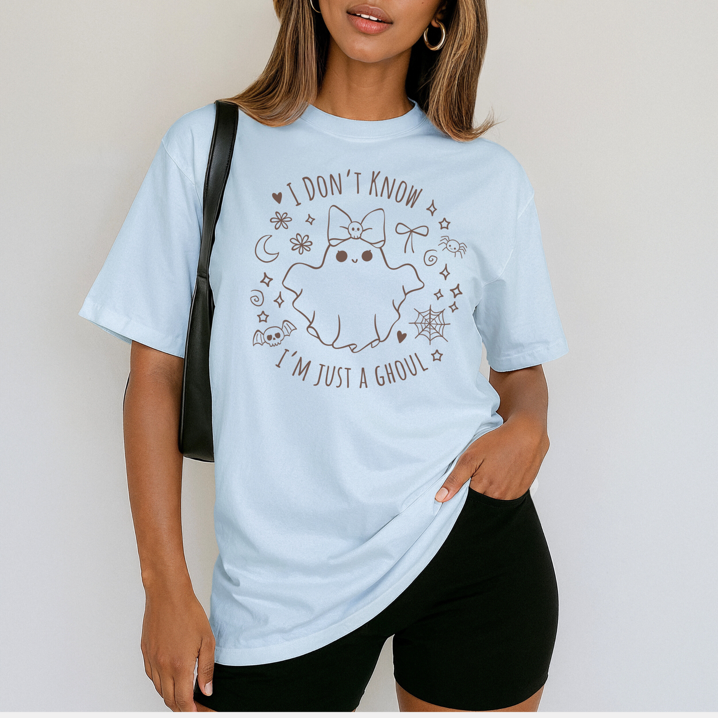 JUST A GHOUL Charli XCX Brat Lyrics Cute Halloween Tee