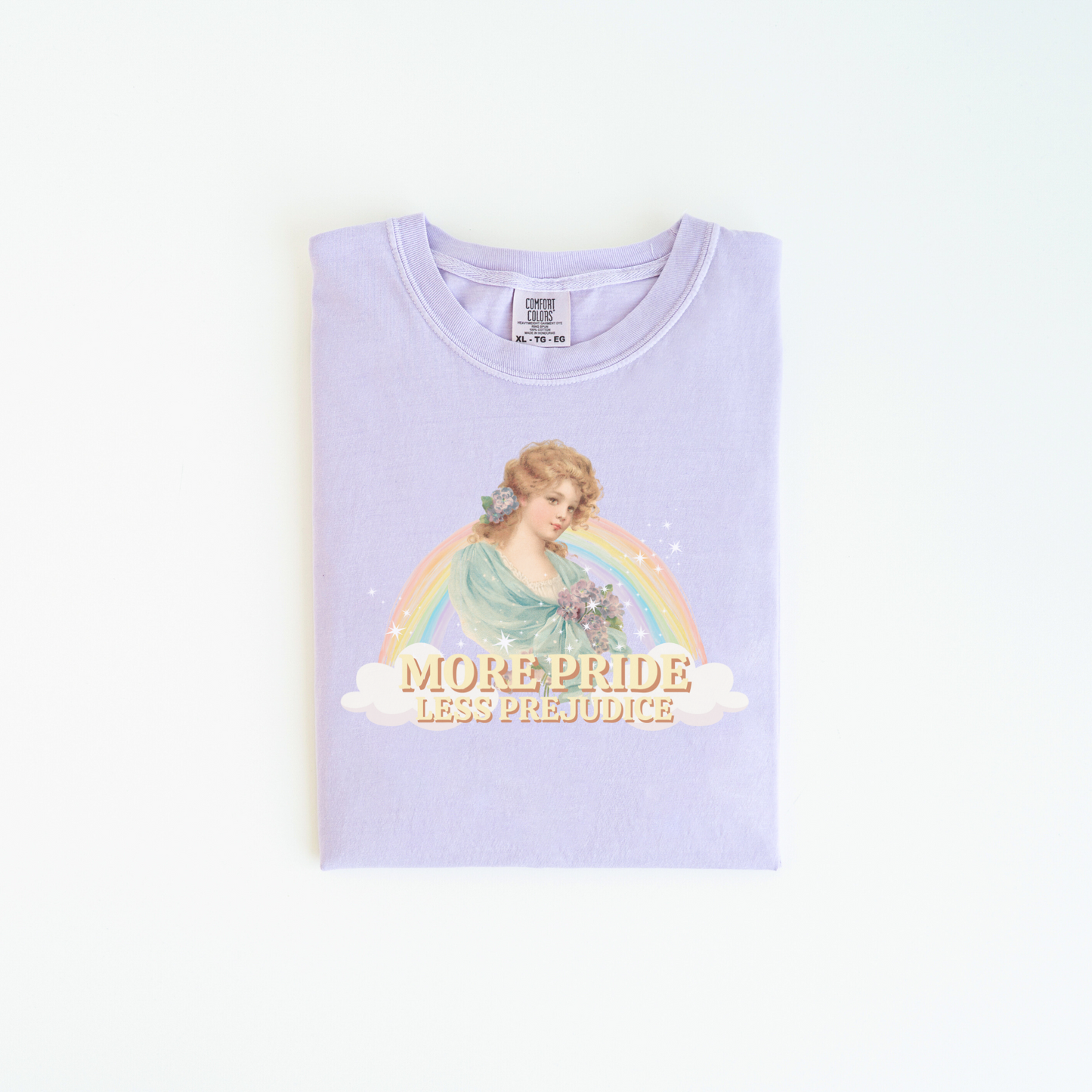 PRIDE NOT PREJUDICE LGBTQ+ Vintage Pride Tee