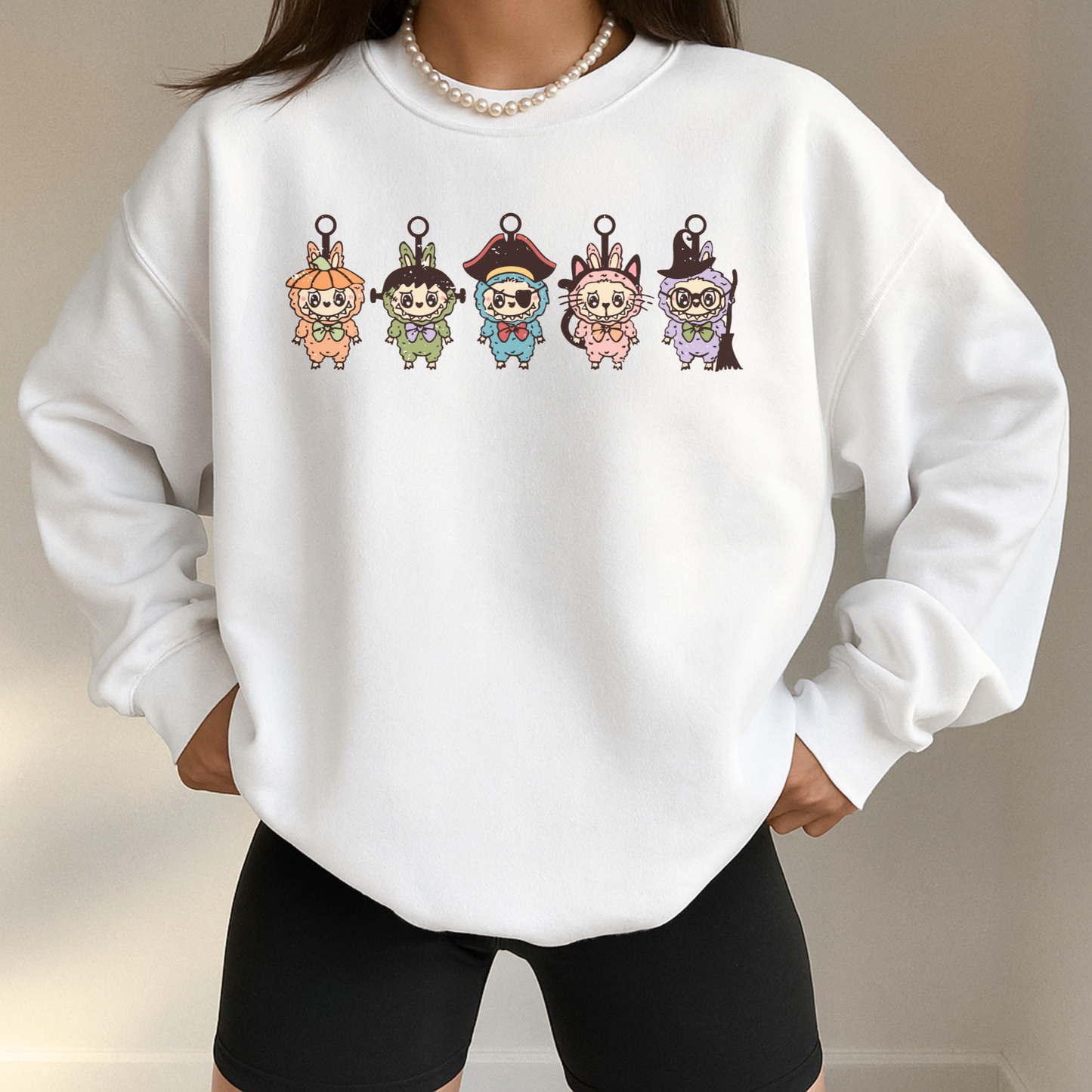 HALLOWEEN COSTUME LABUBU Inspired Fall Sweatshirt