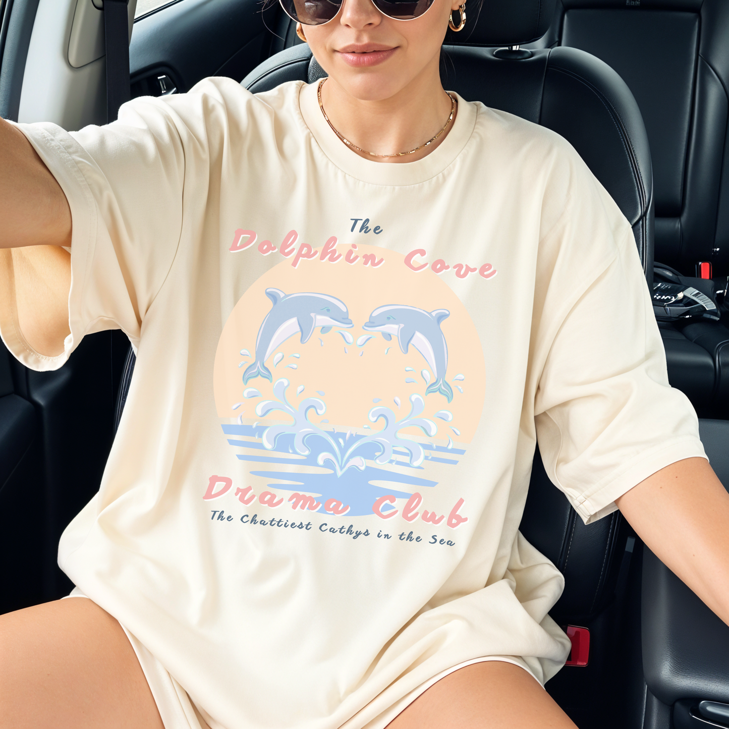 DOLPHIN COVE DRAMA CLUB Coastal Pastel Tee
