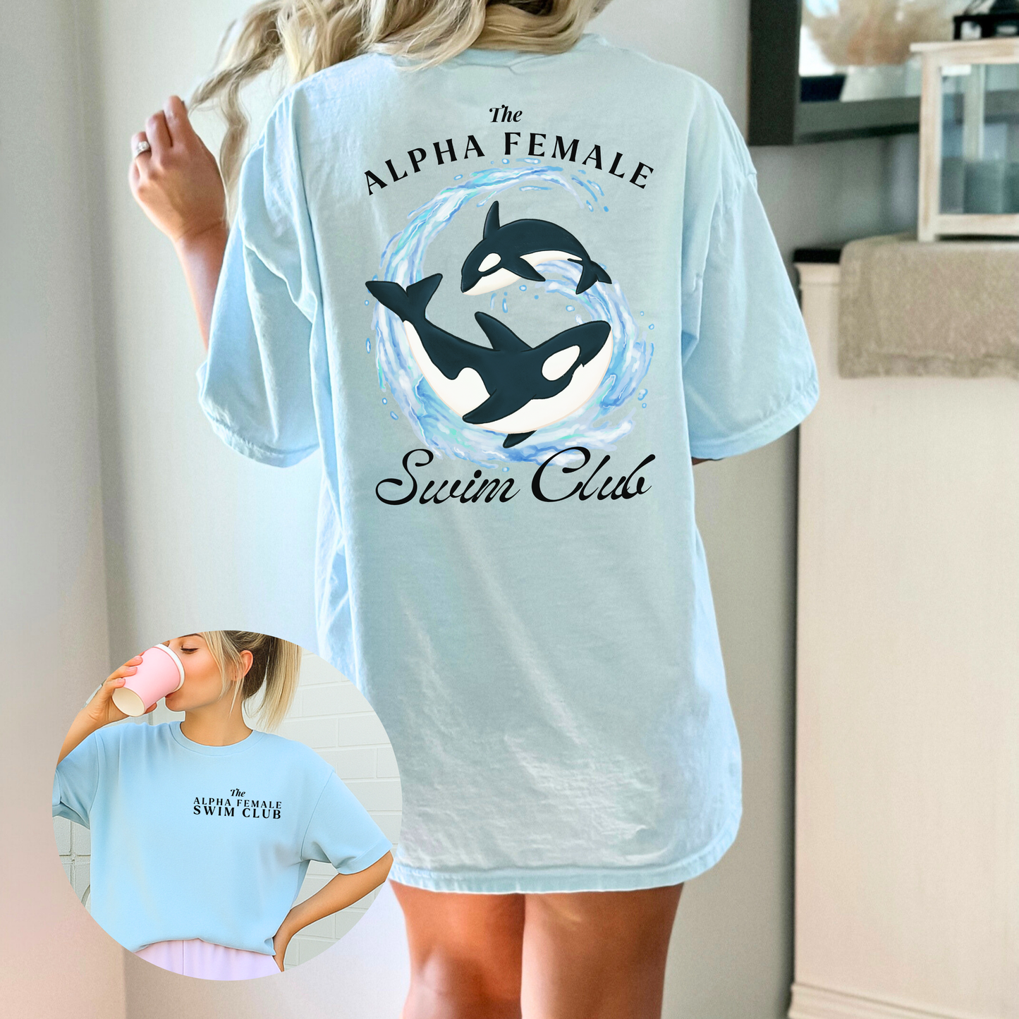 ALPHA FEMALE ORCA Oceancore Feminist Tee
