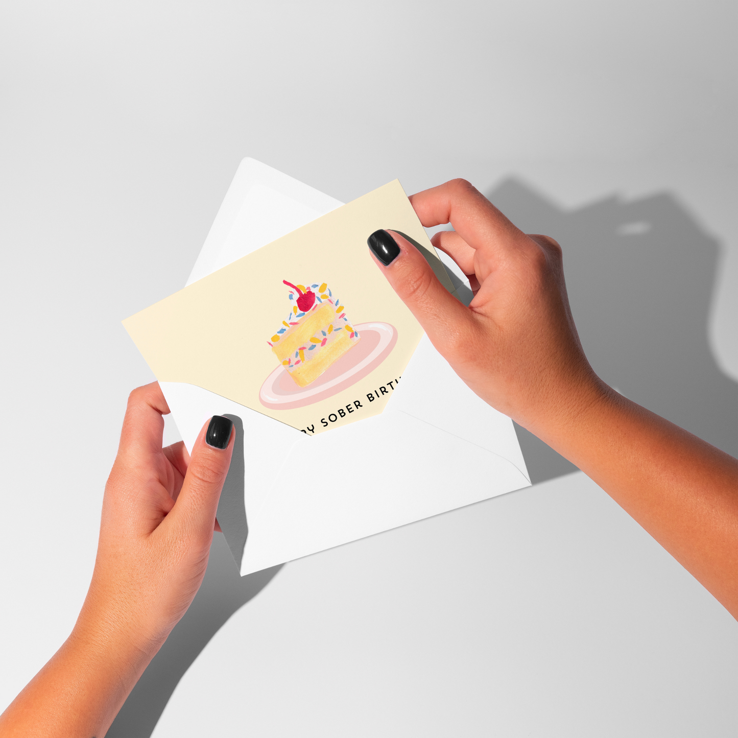 SOBER BIRTHDAY Addiction Recovery Milestone Celebration Card