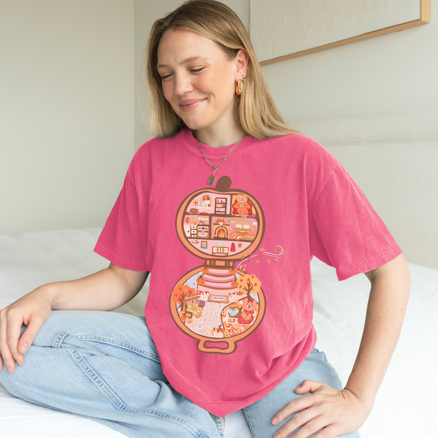 POCKET-SIZED COZY FALL Pumpkin Nostalgia Tee