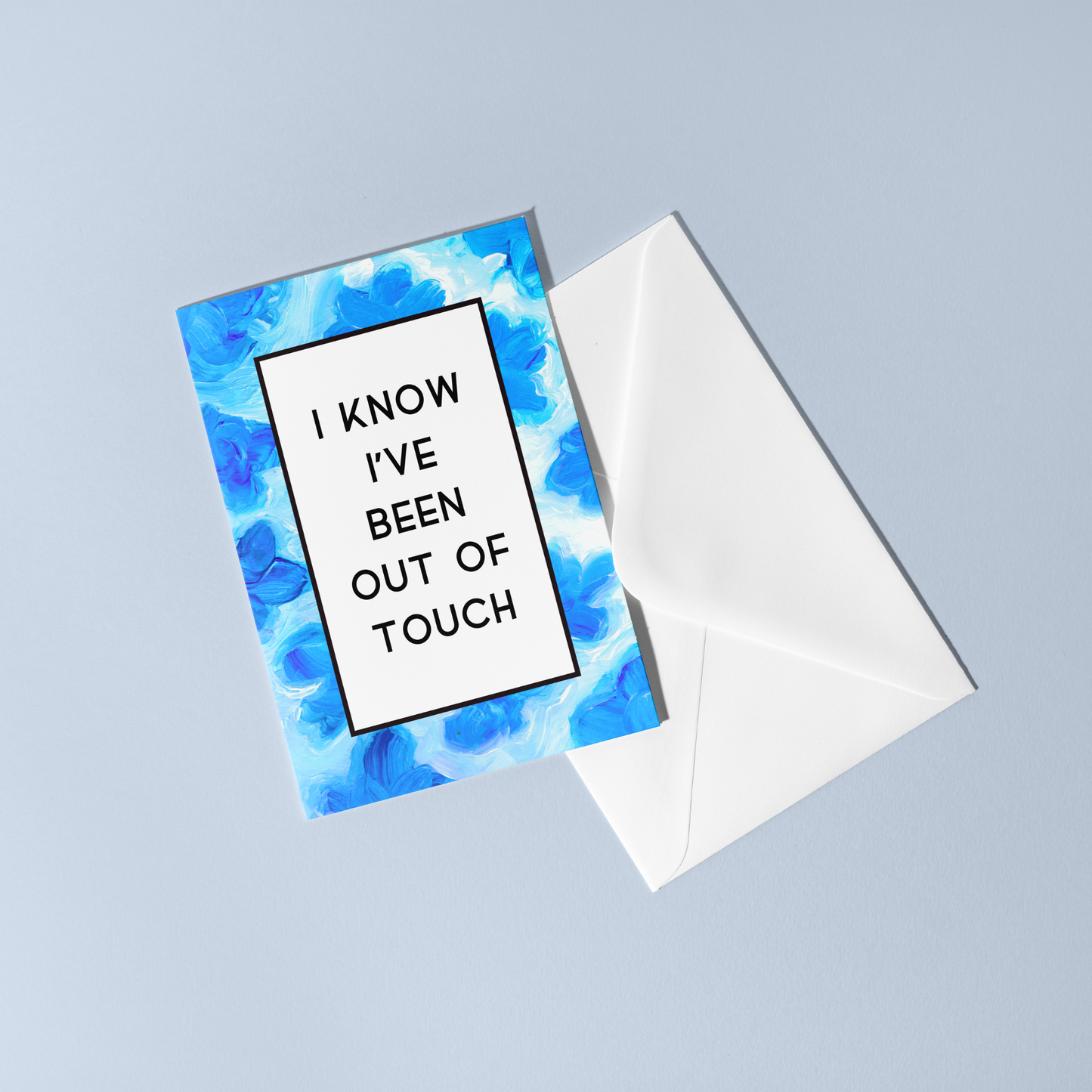 DEPRESSION APOLOGY Mental Health Miss You Greeting Card