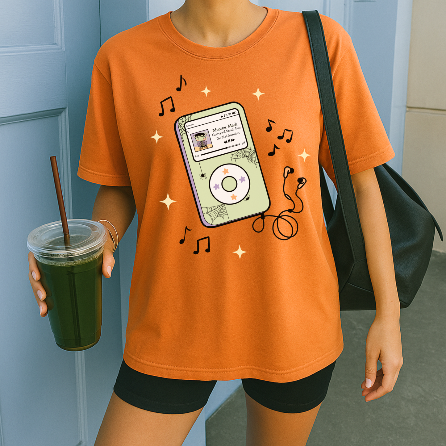 MONSTER MASH IPOD Nostalgic Halloween Tee