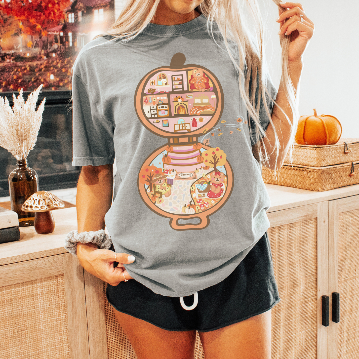 POCKET-SIZED COZY FALL Pumpkin Nostalgia Tee