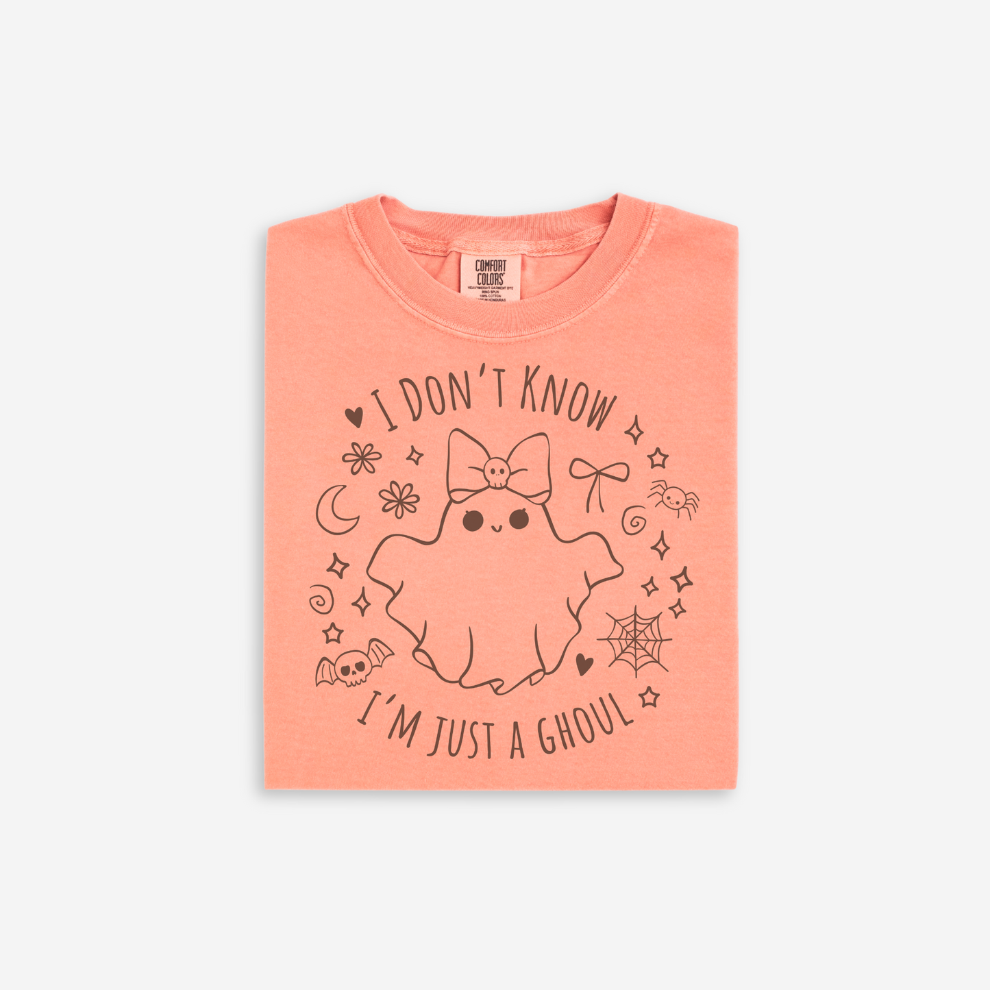 JUST A GHOUL Charli XCX Brat Lyrics Cute Halloween Tee