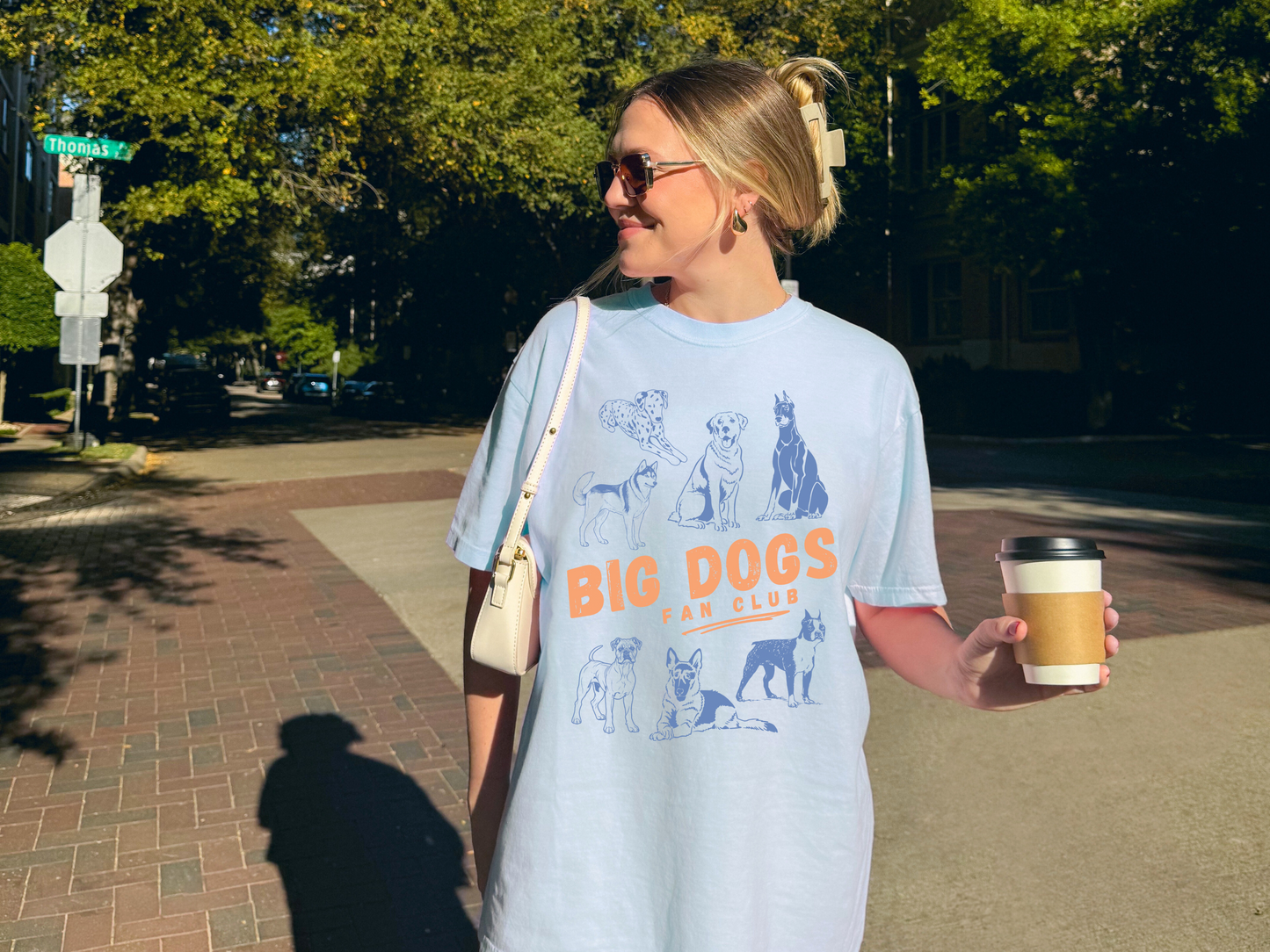 ๐ Big Dogs Fan Club Pet Lovers Tee