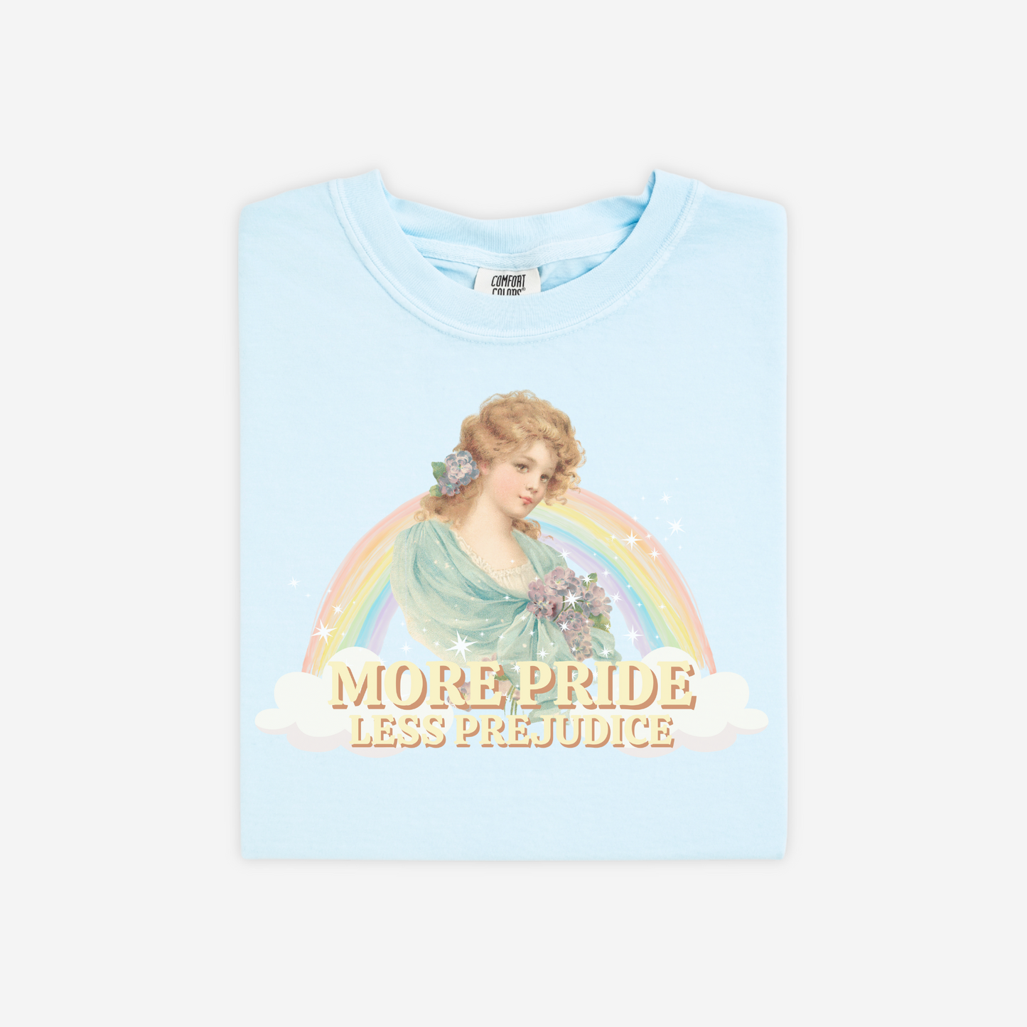 PRIDE NOT PREJUDICE LGBTQ+ Vintage Pride Tee