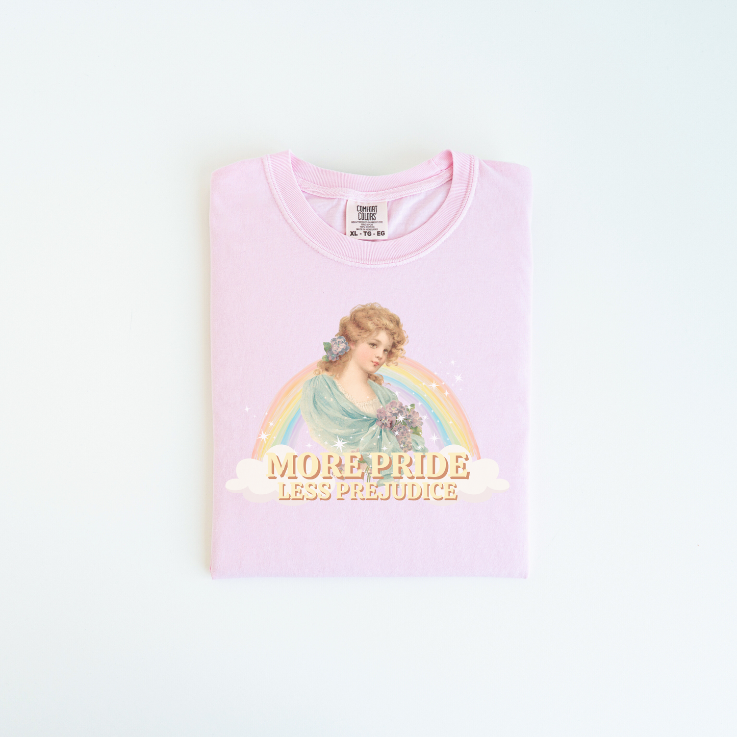 PRIDE NOT PREJUDICE LGBTQ+ Vintage Pride Tee
