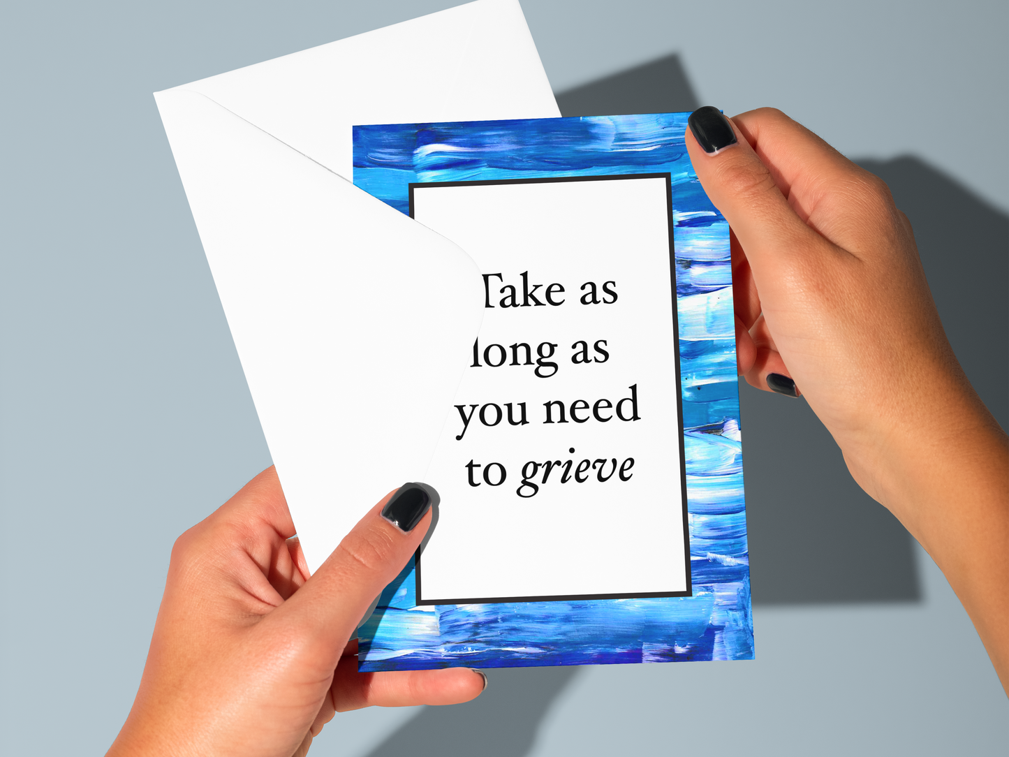 Sympathy Handmade Greeting Card for Grief and Loss