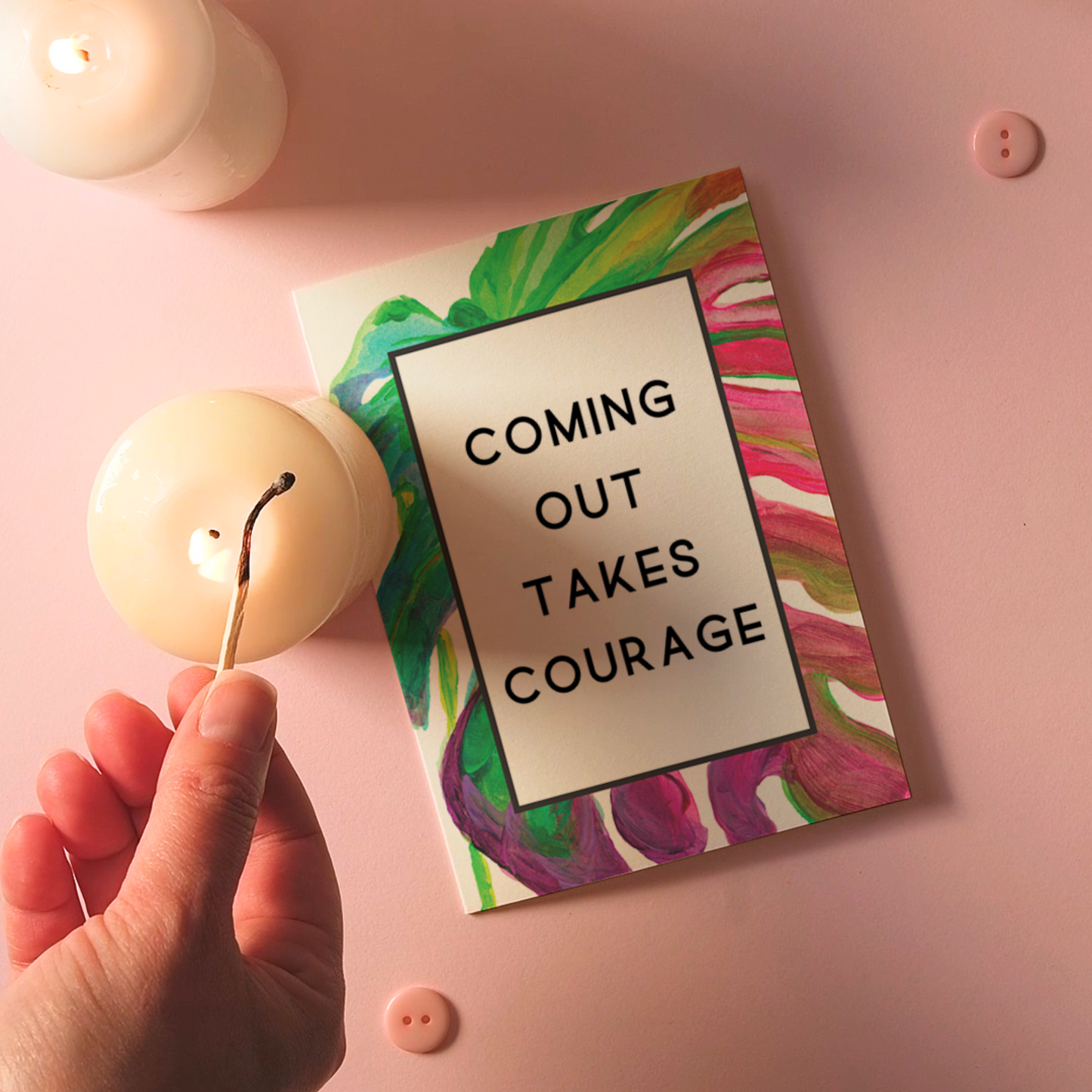 🏳️⚧️ LGBTQIA+ Coming Out Celebration Card