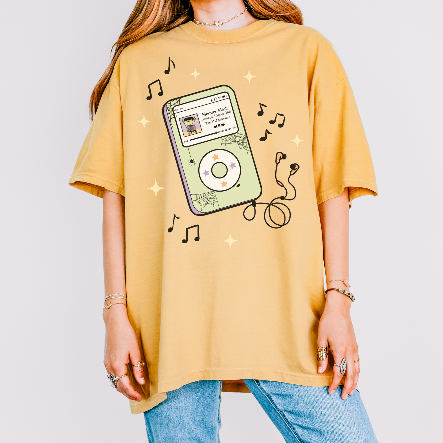 MONSTER MASH IPOD Nostalgic Halloween Tee