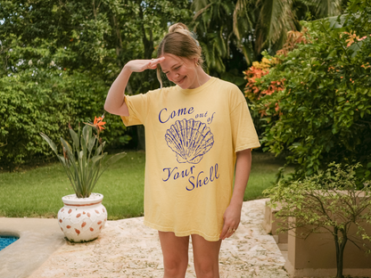 🐚 Seashell Mental Health Statement Tee