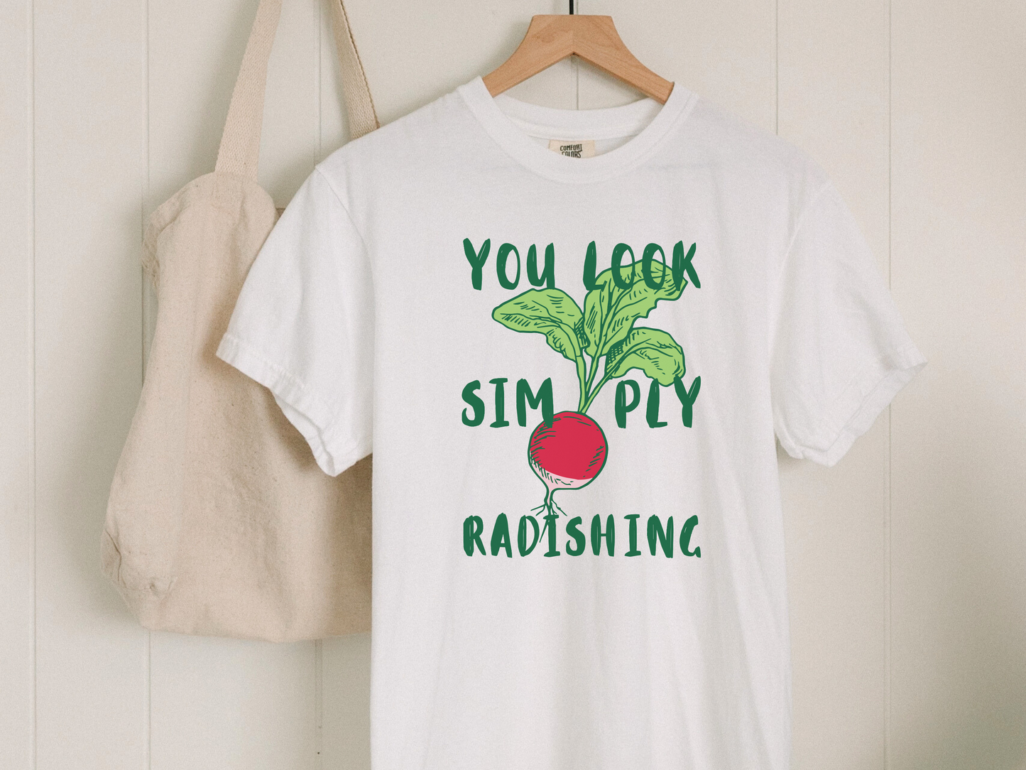 🌱 Radish Pun Veggie Art Tee