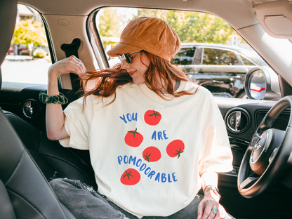 🍅 Pomodorable Tomato Veggie Pun Tee