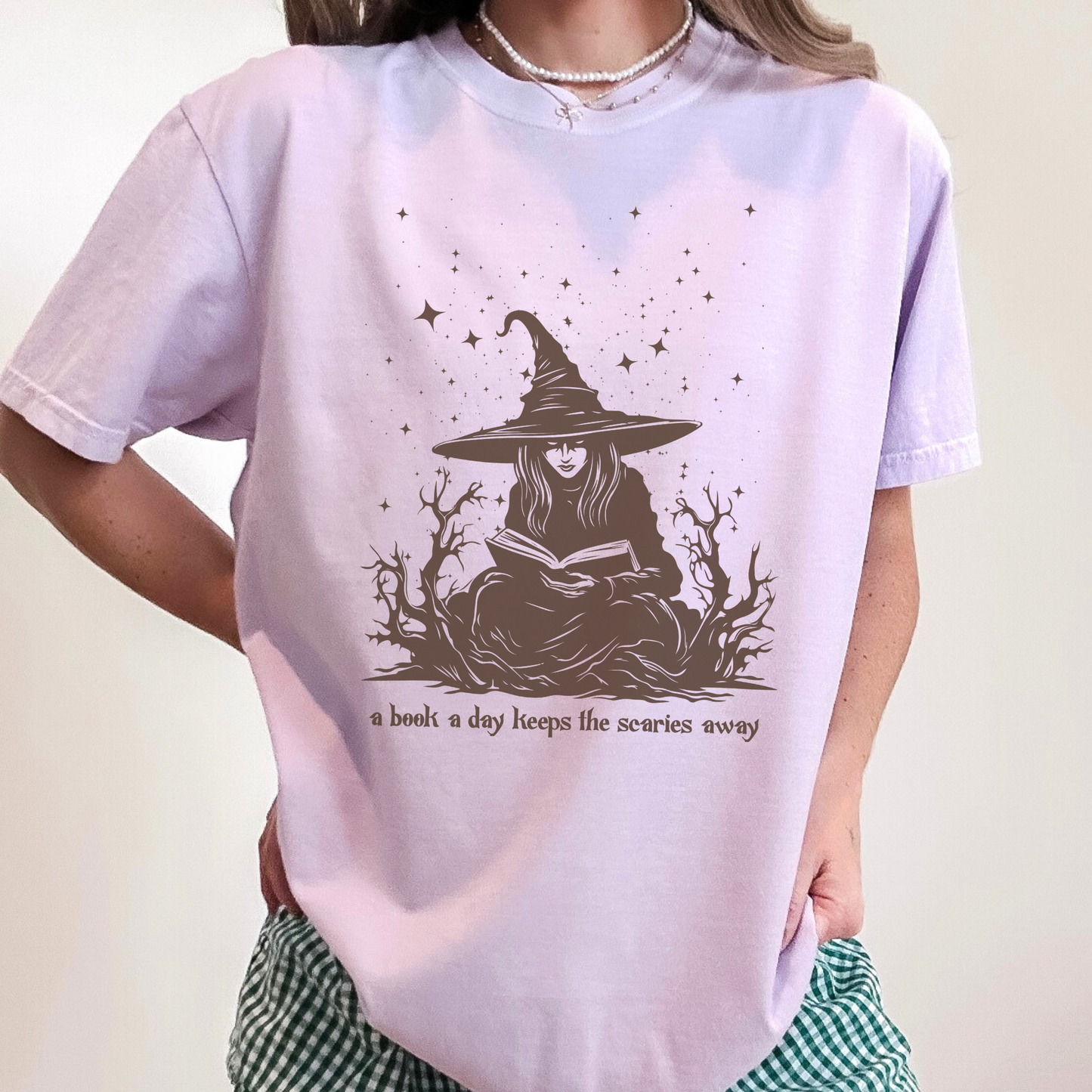 BOOKISH WHIMSICAL WITCH Fall & Halloween Tee