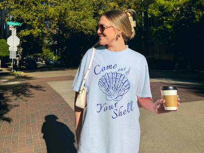 🐚 Seashell Mental Health Statement Tee