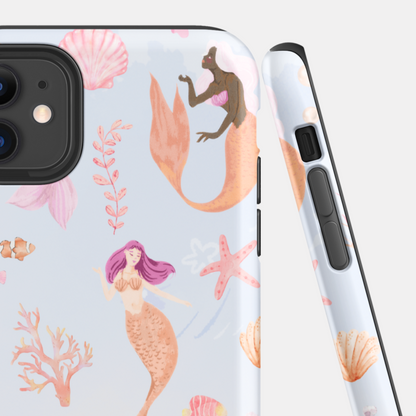 LESBIAN MERMAID CORE Tough Case for iPhone