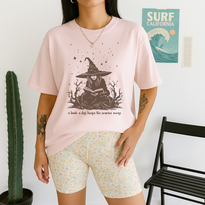 BOOKISH WHIMSICAL WITCH Fall & Halloween Tee