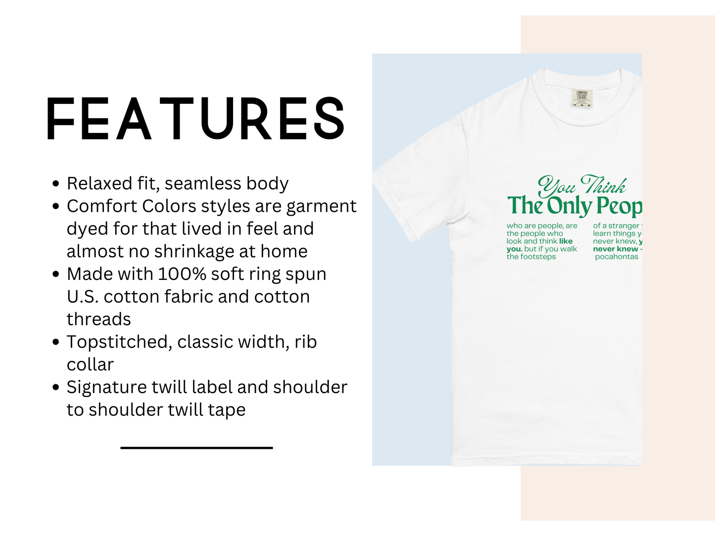 🍃 Colors of the Wind Graphic Tee – Pocahontas-Inspired Quote T-Shirt