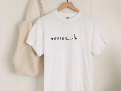 ❤️‍🩹 Healer Heart Rate Medical & Healthcare Worker Tee